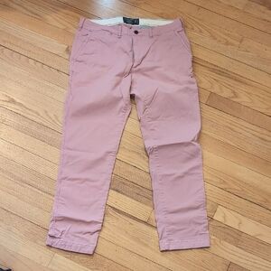 Abercrombie & Fitch Men's Light Pink Chinos 32x30